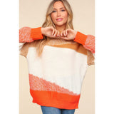 Haptics Color Block Long Sleeve Sweater - Spicie's Boutique