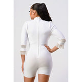 MORE THAN ENOUGH LACE BANDAGE ROMPER - Spicie's Boutique