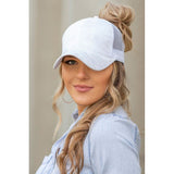 Camo Messy Bun Cap - Spicie's Boutique