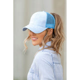 Camo Messy Bun Cap - Spicie's Boutique