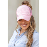 Camo Messy Bun Cap - Spicie's Boutique