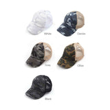 CC Camo Criss-Cross Ponytail Caps - Spicie's Boutique