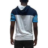 Camo and Solid Design Block Hooded Shirt - Spicie's Boutique