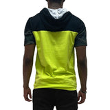 Camo and Solid Design Block Hooded Shirt - Spicie's Boutique