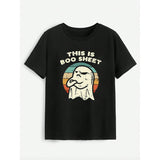 THIS IS BOO SHEET Round Neck T-Shirt - Spicie's Boutique