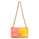 Quilt Embossed Multi Color Jelly Shoulder Bag - Spicie's Boutique