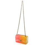 Quilt Embossed Multi Color Jelly Shoulder Bag - Spicie's Boutique