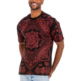 Mens Bandana Print TShirt - Spicie's Boutique