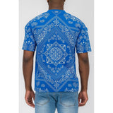 Mens Bandana Print TShirt - Spicie's Boutique