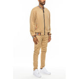 Checkered Plaid Waist Band Track Set - Spicie's Boutique