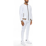 Checkered Plaid Waist Band Track Set - Spicie's Boutique