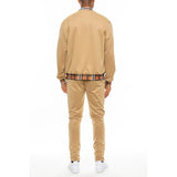 Checkered Plaid Waist Band Track Set - Spicie's Boutique