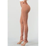 Geometric Glamour: High-Waisted Patterned Pants - Spicie's Boutique