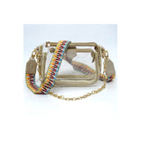 See Thru Clear 2-in-1 Crossbody Bag Guitar Strap - Spicie's Boutique