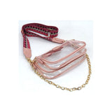 See Thru Clear 2-in-1 Crossbody Bag Guitar Strap - Spicie's Boutique