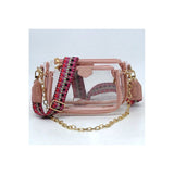 See Thru Clear 2-in-1 Crossbody Bag Guitar Strap - Spicie's Boutique