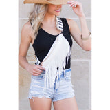 Nora Removable Fringe Crossbody Sling - Spicie's Boutique