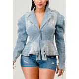 Vintage Denim Jean Jacket - Spicie's Boutique