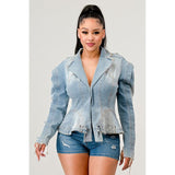 Vintage Denim Jean Jacket - Spicie's Boutique
