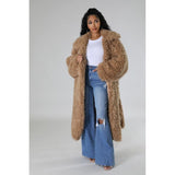Fuzzy Fur Winter Heavy Jacket - Spicie's Boutique