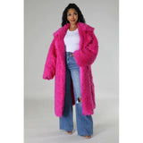 Fuzzy Fur Winter Heavy Jacket - Spicie's Boutique