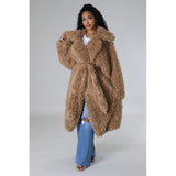 Fuzzy Fur Winter Heavy Jacket - Spicie's Boutique