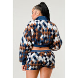 CHECKER PRINT TWO PIECE SET - Spicie's Boutique