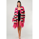 Fuzzy Striped Sweater - Spicie's Boutique