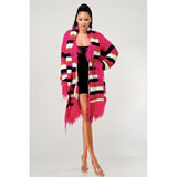 Fuzzy Striped Sweater - Spicie's Boutique