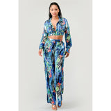 Tropical Mirage Palazzo Set - Spicie's Boutique