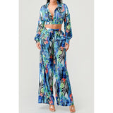 Tropical Mirage Palazzo Set - Spicie's Boutique