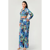 Tropical Mirage Palazzo Set - Spicie's Boutique