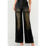 Urban Noir Denim Overalls Black Jumpsuit - Spicie's Boutique