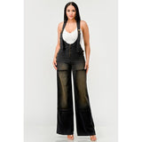 Urban Noir Denim Overalls Black Jumpsuit - Spicie's Boutique
