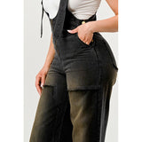 Urban Noir Denim Overalls Black Jumpsuit - Spicie's Boutique