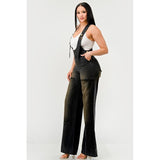 Urban Noir Denim Overalls Black Jumpsuit - Spicie's Boutique
