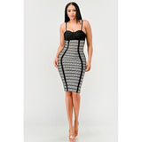Maze Enigma Bodycon Dress - Spicie's Boutique