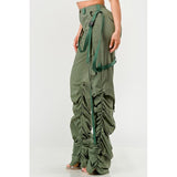 Ruched Utility Elegance Pants - Spicie's Boutique