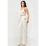 Ruched Utility Elegance Pants - Spicie's Boutique