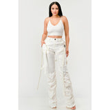 Ruched Utility Elegance Pants - Spicie's Boutique