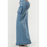 Urban Chic Denim Gown - Spicie's Boutique