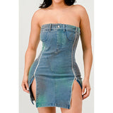 Denim Rush Hour Dress - Spicie's Boutique
