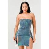 Denim Rush Hour Dress - Spicie's Boutique
