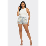 Rebel Spirit Distressed Denim Shorts - Spicie's Boutique