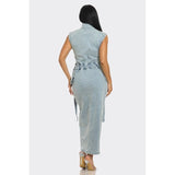 Modern Edge Denim Co-ord Set - Spicie's Boutique