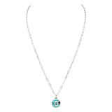 Initial D Turquoise Pendant Necklace - Spicie's Boutique