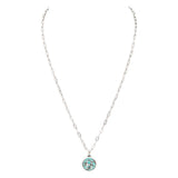 Initial H Turquoise Pendant Necklace - Spicie's Boutique
