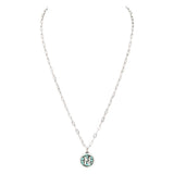 Initial N Turquoise Pendant Necklace - Spicie's Boutique