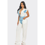 Denim Urban Chic Fusion Set - Spicie's Boutique