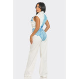 Denim Urban Chic Fusion Set - Spicie's Boutique